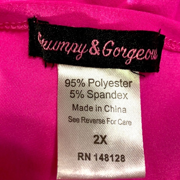 Grumpy & Gorgeous Barbie pink “Love My Bed” with silver sequin heart PJ top - Picture 7 of 8